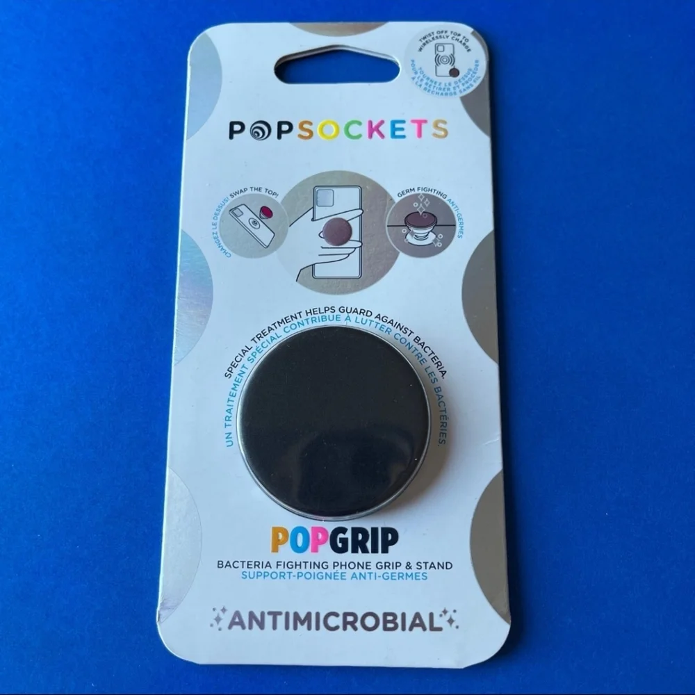 Popsocket - Antimicrobial Matte Black